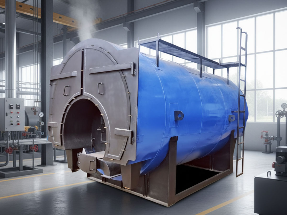 Wood / Briquette Fired Hot Water Boiler