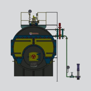 Fully Wet Back Three-pass Smoke Tube Boiler