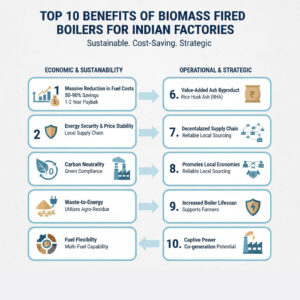 Top 10 Benefits of Biomass Fired Boilers for Indian Factories