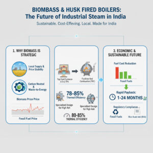 Biomass & Husk Fired Boilers: The Future of Industrial Steam in India