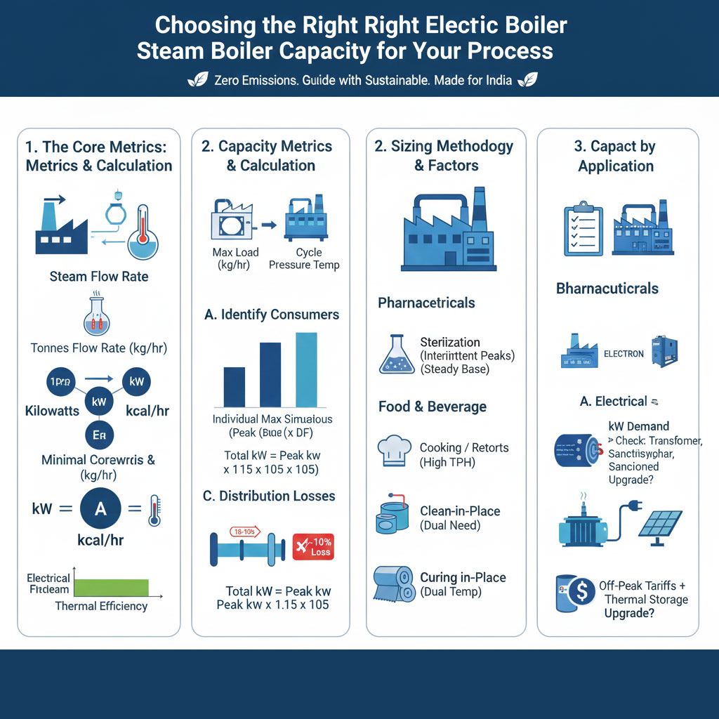Choosing the Right Electric Steam Boiler Capacity for Your Process