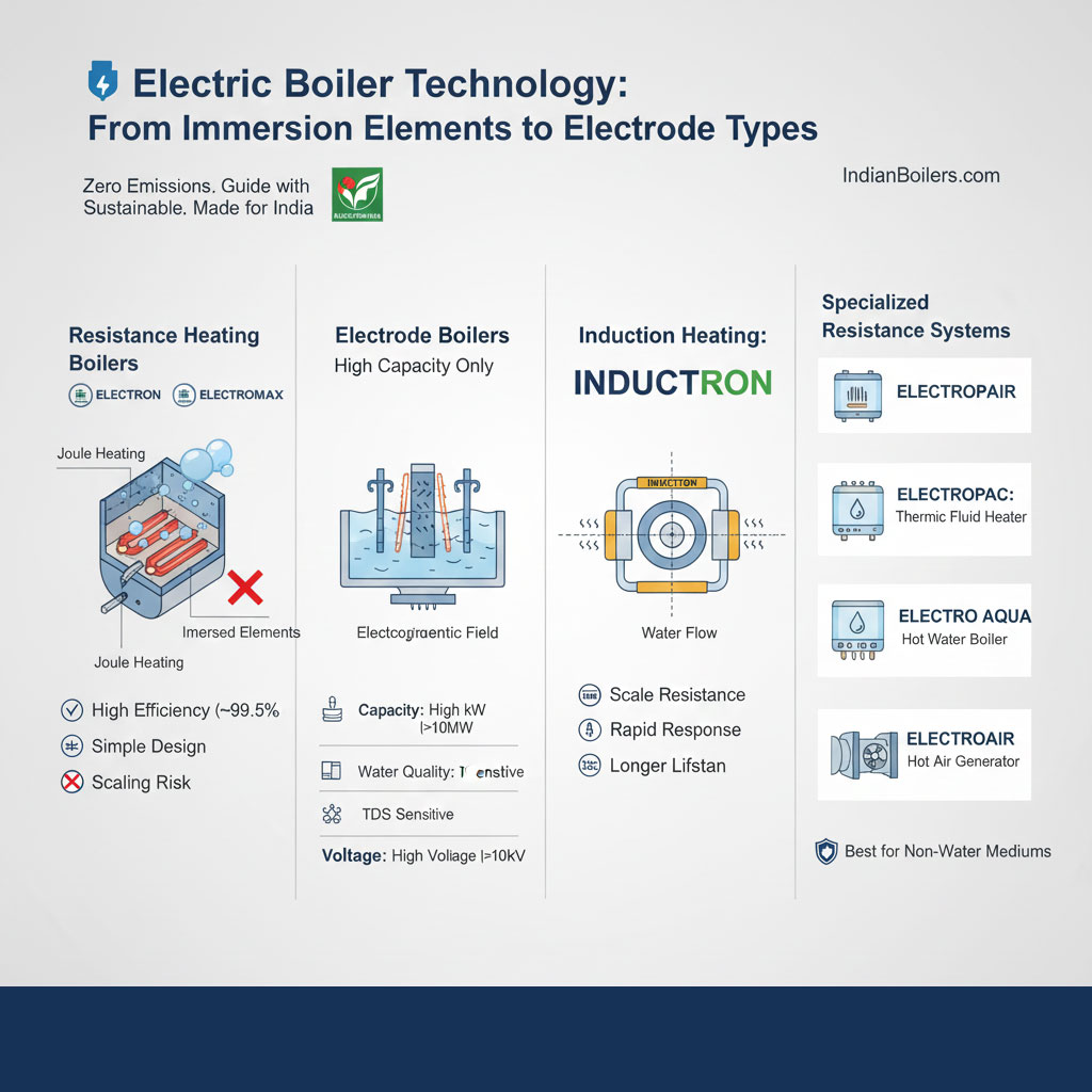 Electric Boiler Technology: From Immersion Elements to Electrode Types