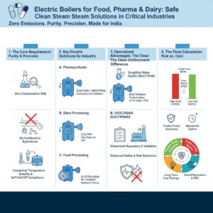 Electric Boilers for Food, Pharma & Dairy: Safe, Clean Steam Solutions
