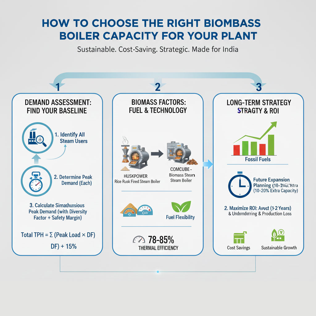 How to Choose the Right Biomass Boiler Capacity for Your Plant