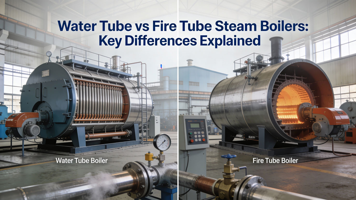 Water Tube vs Fire Tube Steam Boilers: Key Differences Explained