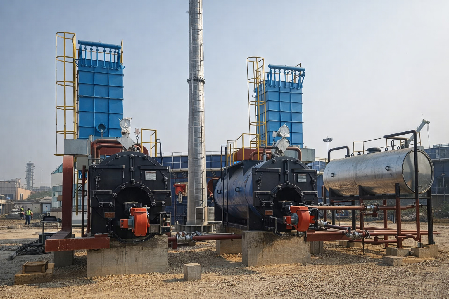 Case Study: High-Efficiency 8 Lac Kcal Biomass Hot Water System for REnergy Dynamics At Prayagraj