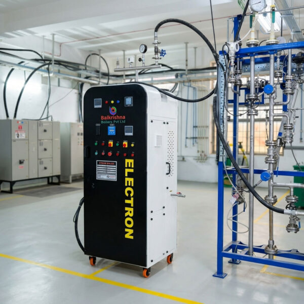 Industrial Electric Boiler 150 Kg/hr - Compact Vertical Design
