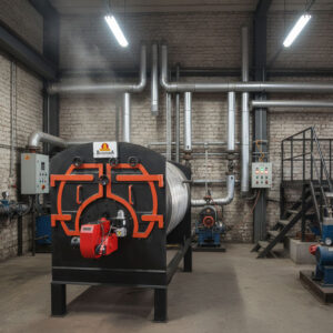 Dual Firing Wood Semi Industrial Boilers