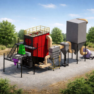 Empty Fruit Bunch (EFB) Fired Steam Boiler for Palm Oil Mills