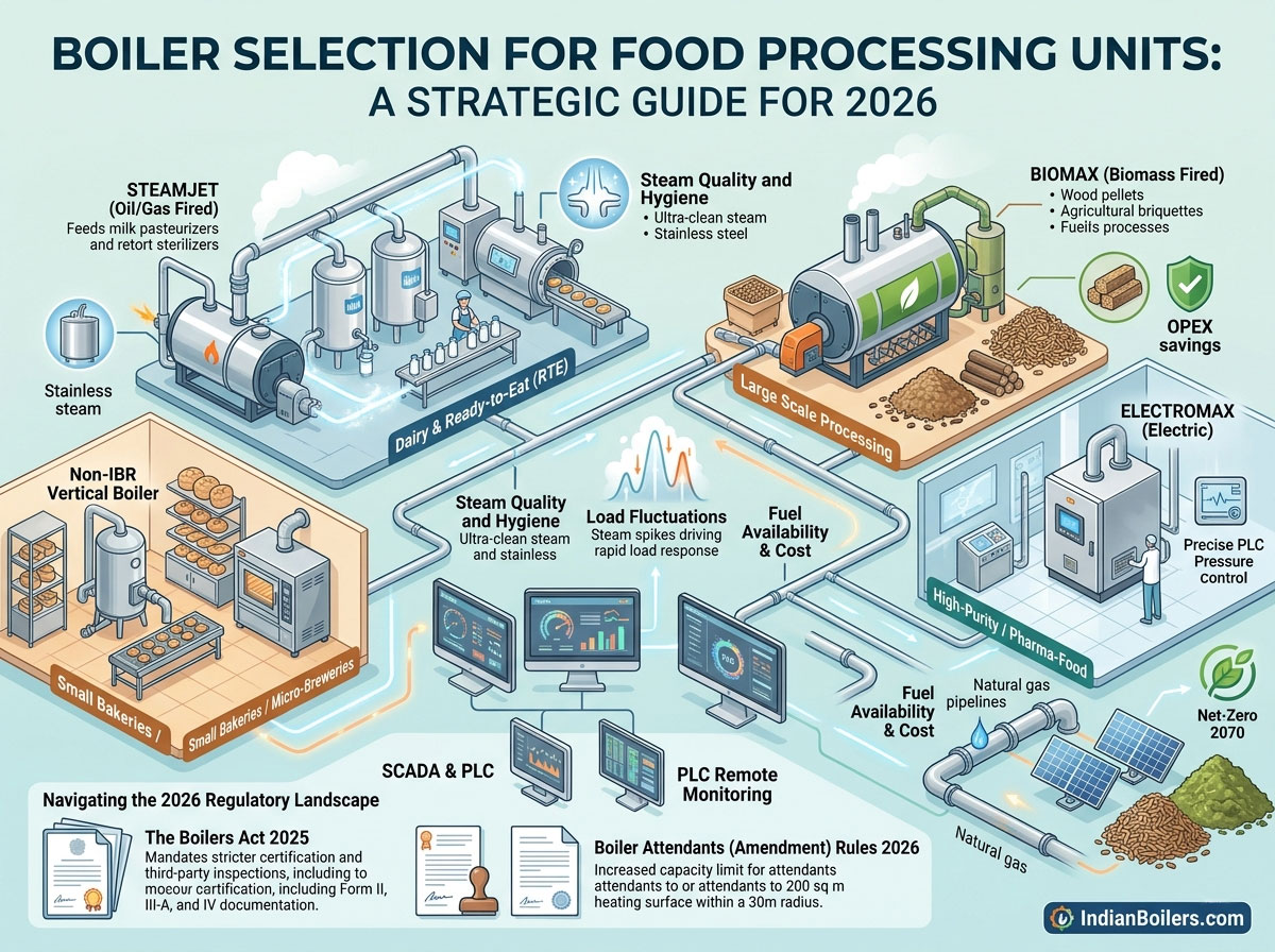 Boiler Selection for Food Processing Units