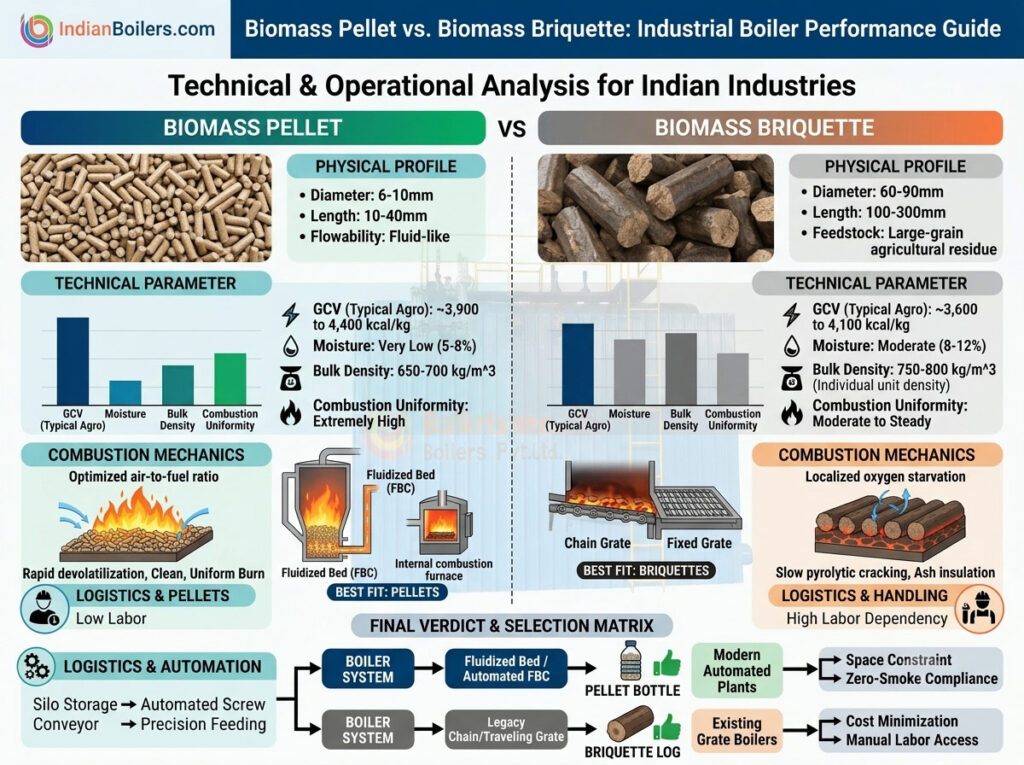 Biomass Pellet vs. Biomass Briquette: Which Fuel Gives Better Boiler Performance?
