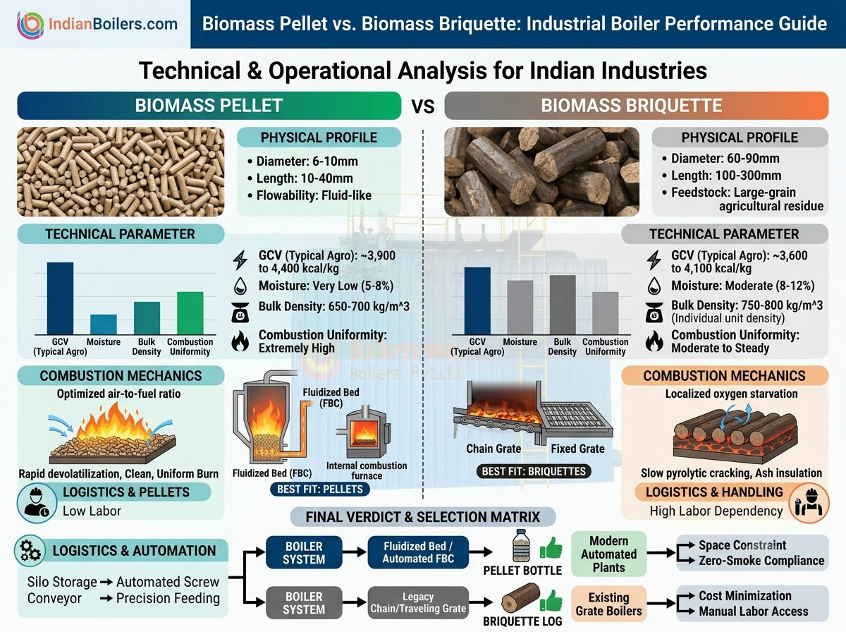 Biomass Pellet vs. Biomass Briquette: Which Fuel Gives Better Boiler Performance?