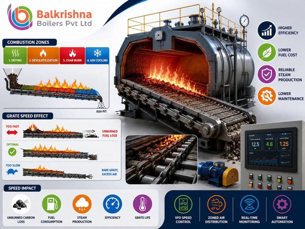 Chain Grate Boiler Grate Speed: How It Affects Steam Production and Fuel Consumption