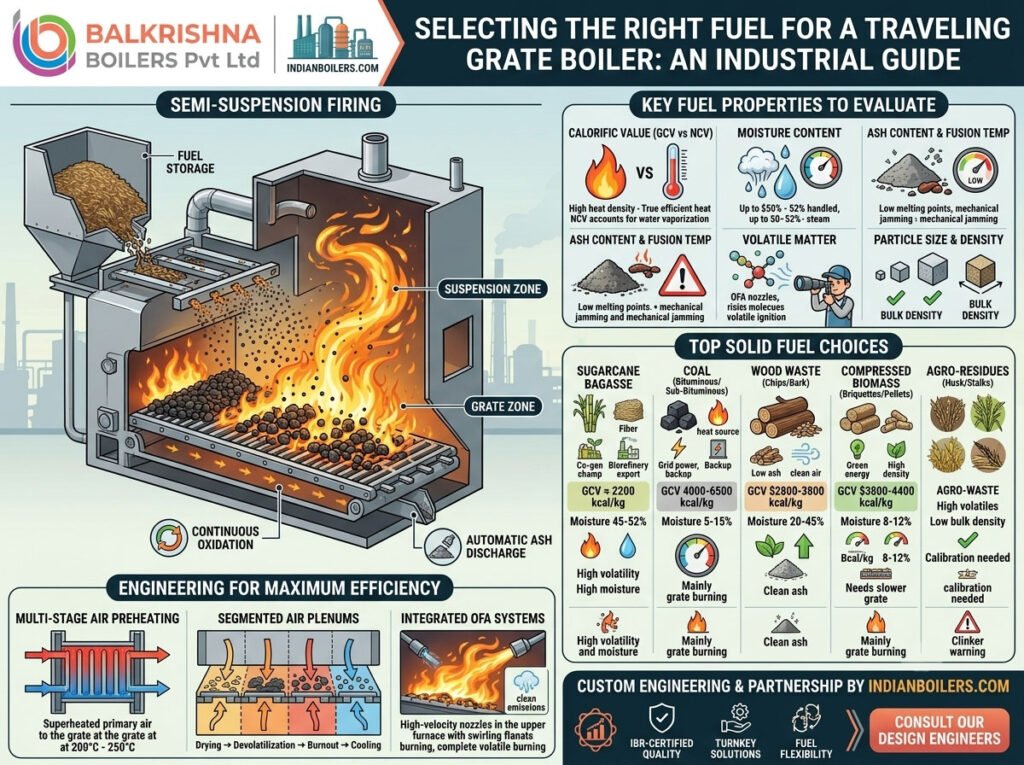 How to Select the Right Fuel for a Traveling Grate Boiler