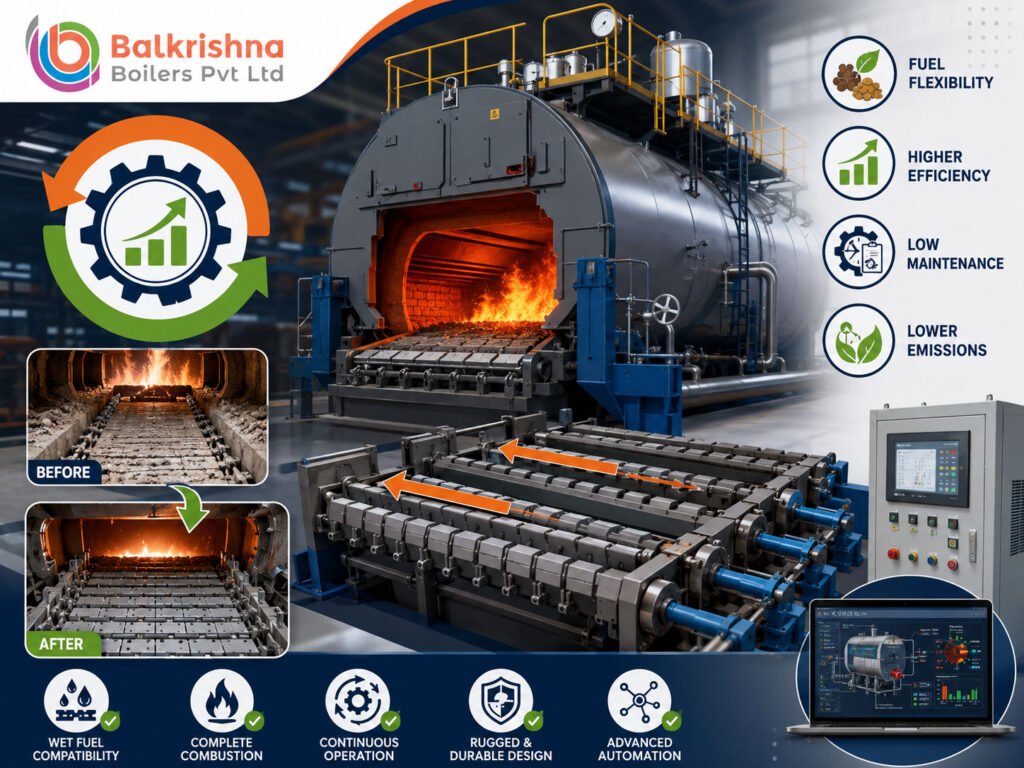 Reciprocating Grate Boiler Retrofit Guide for Existing Plants