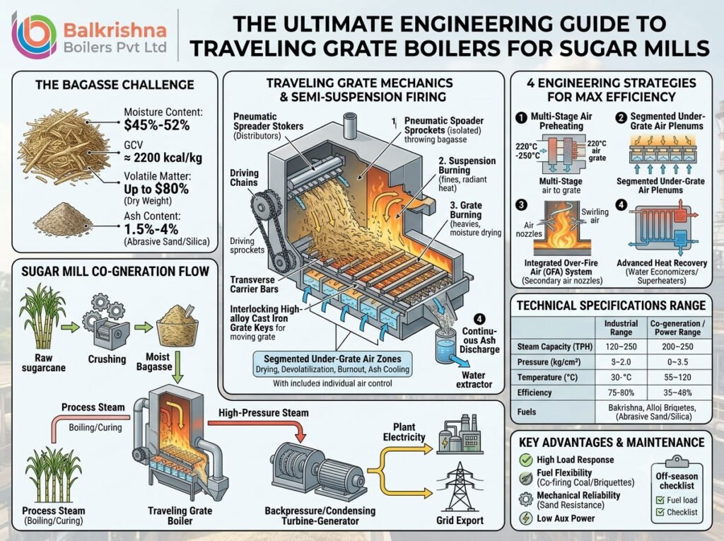 Traveling Grate Boilers for Sugar Mills: The Ultimate Engineering Guide
