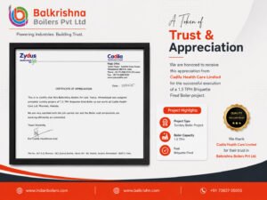 Appreciation Letter from Cadila Health Care