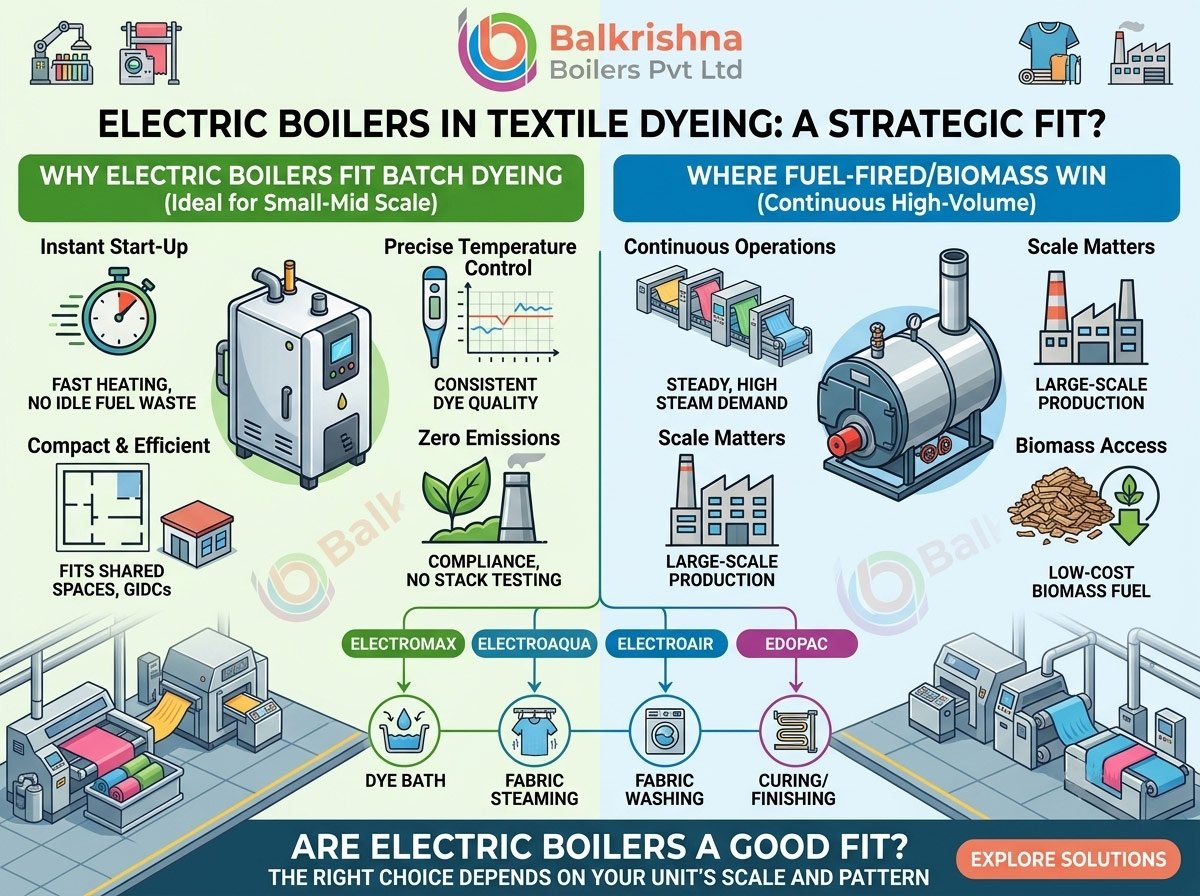 Are Electric Boilers a Good Fit for Textile Dyeing Units?