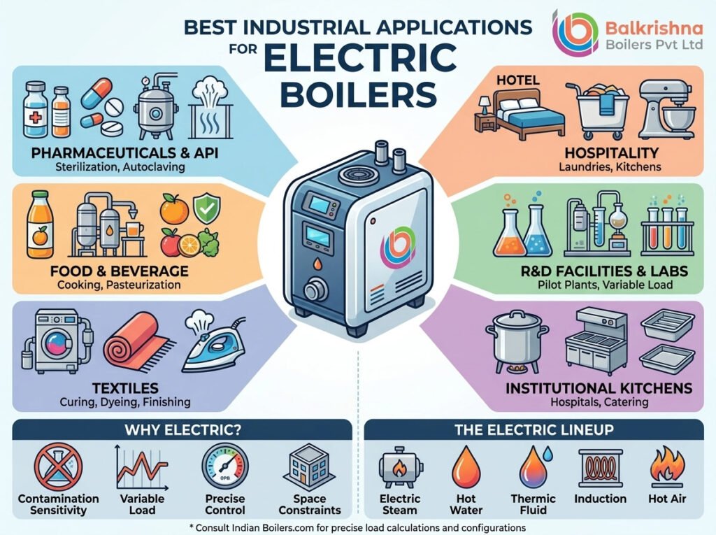 Best Applications for Electric Boilers in Indian Industry