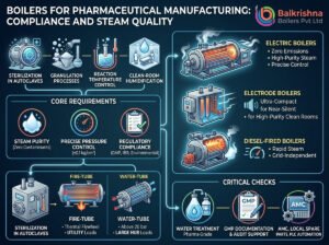 Boilers for Pharmaceutical Manufacturing: Compliance and Steam Quality
