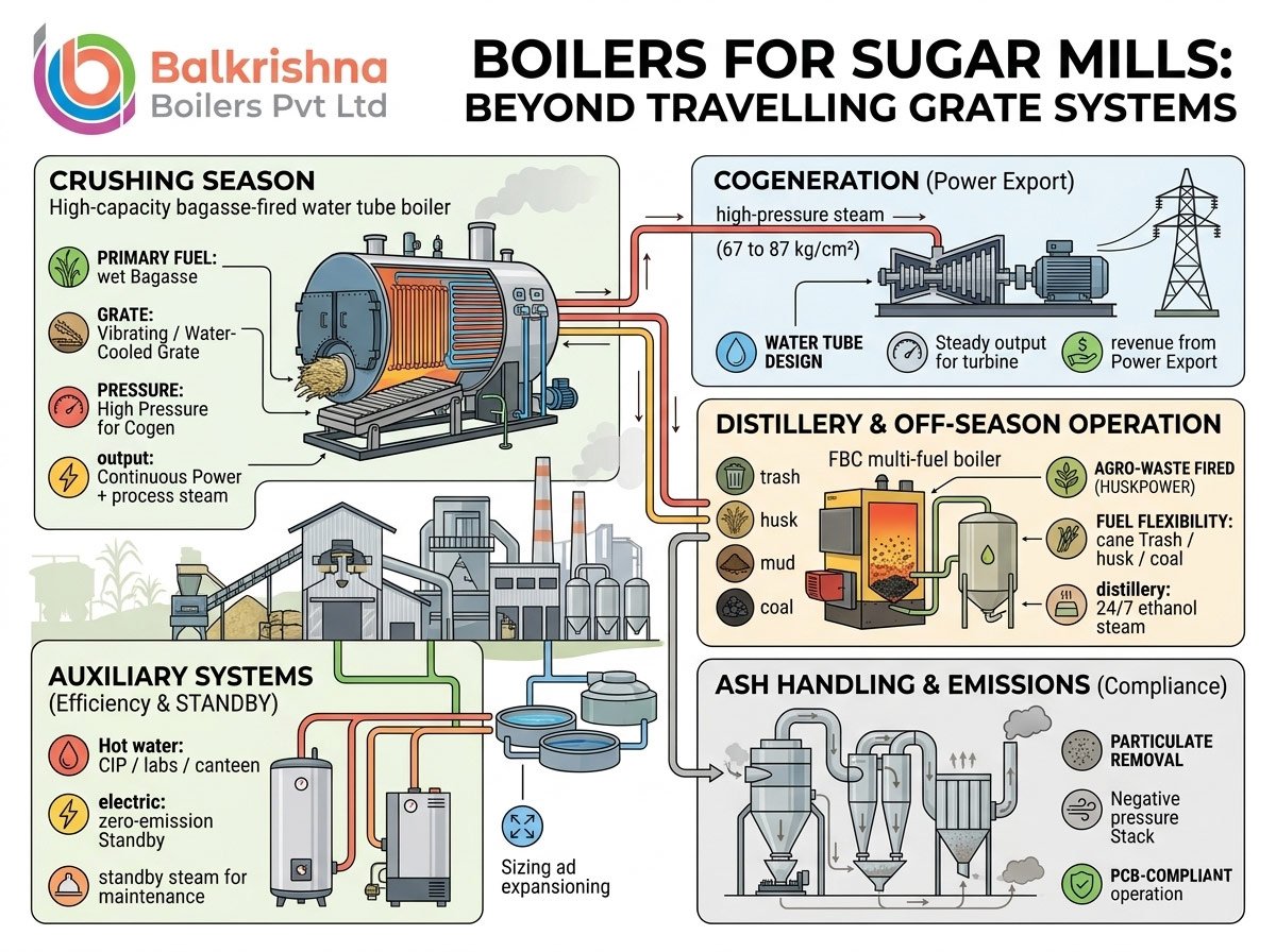 Boilers for Sugar Mills: Beyond Travelling Grate Systems