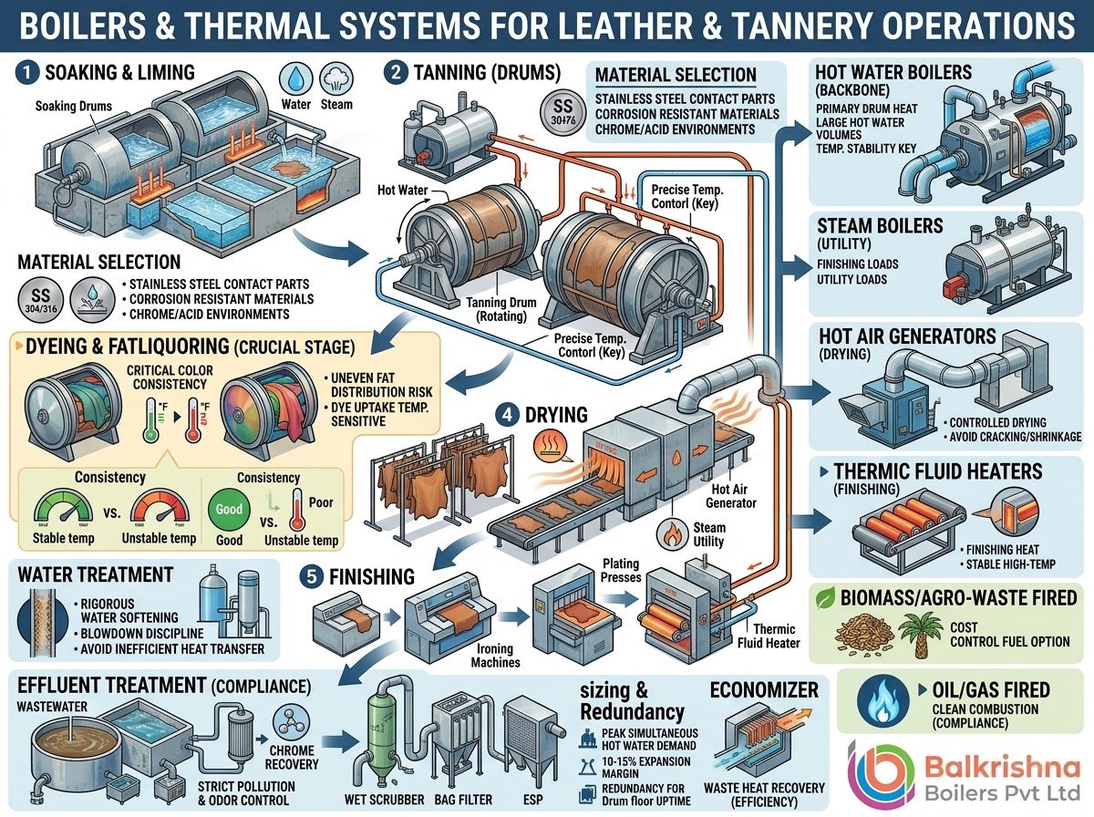 Boilers for the Leather and Tannery Industry