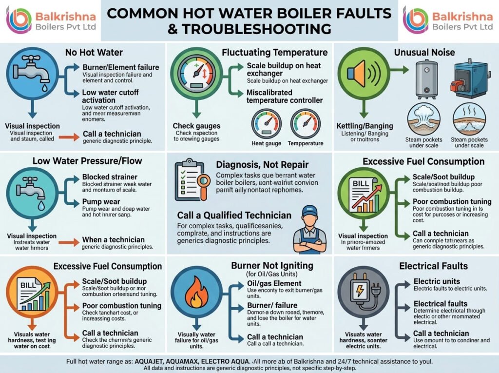 Common Hot Water Boiler Faults and Troubleshooting Tips