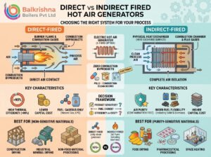 Direct vs Indirect Fired Hot Air Generators Explained