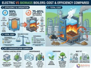 Electric Boiler vs Biomass Boiler: Cost and Efficiency Compared