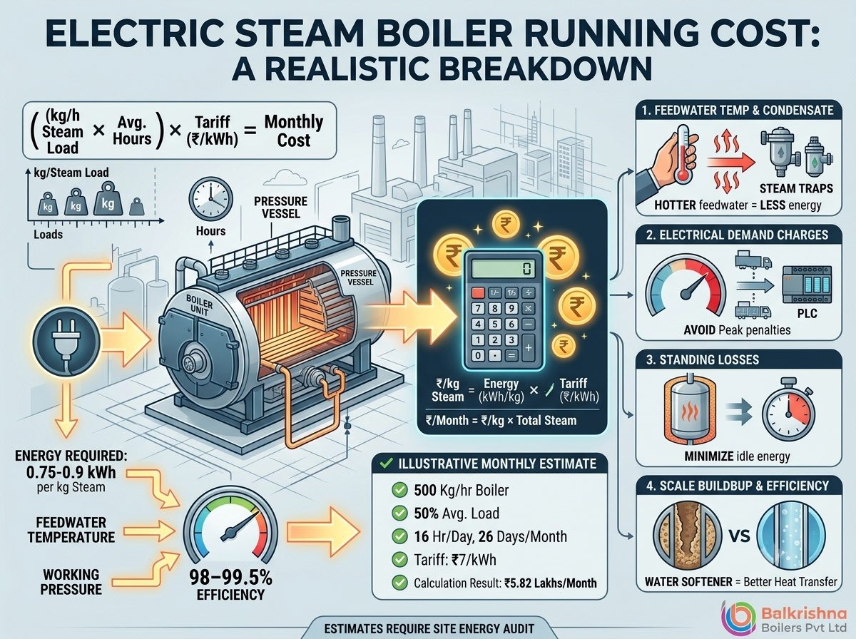 Electric Steam Boiler Running Cost: A Realistic Breakdown