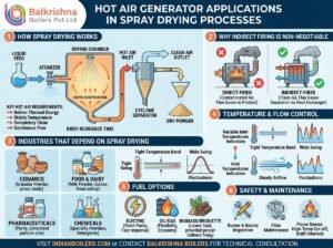Hot Air Generator Applications in Spray Drying Processes