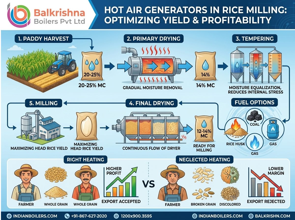 Hot Air Generators in the Rice Milling Industry