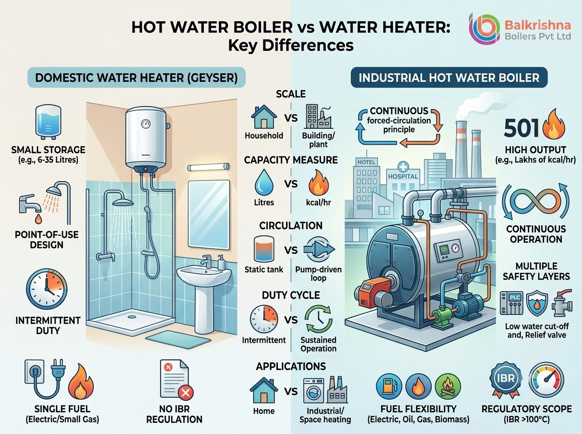 Hot Water Boiler vs Water Heater: What's the Real Difference?