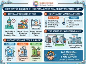 Hot Water Boilers in Hospitals: Why Reliability Matters Most