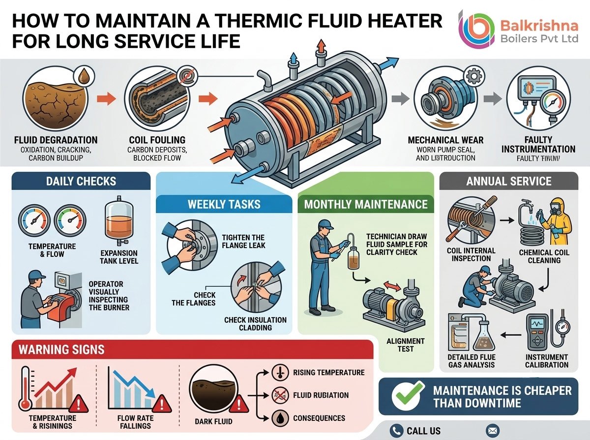 How to Maintain a Thermic Fluid Heater for Long Service Life