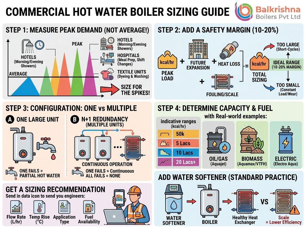 How to Size a Hot Water Boiler for Commercial Use