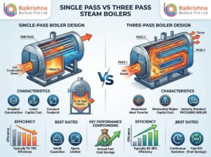 Single Pass vs Three Pass Steam Boilers: Key Differences