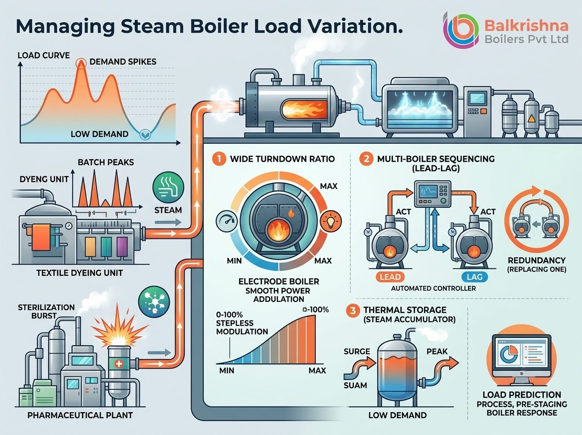 Steam Boiler Load Variation: How to Manage Peak Demand