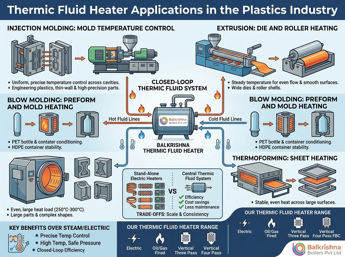 Thermic Fluid Heater Applications in the Plastics Industry