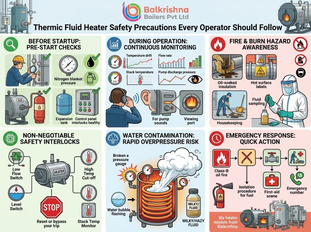Thermic Fluid Heater Safety Precautions Every Operator Should Follow