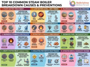 Top 10 Causes of Steam Boiler Breakdown and How to Prevent Them