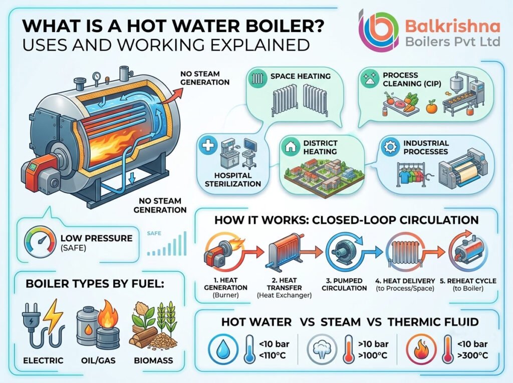 What is a Hot Water Boiler? Uses and Working Explained