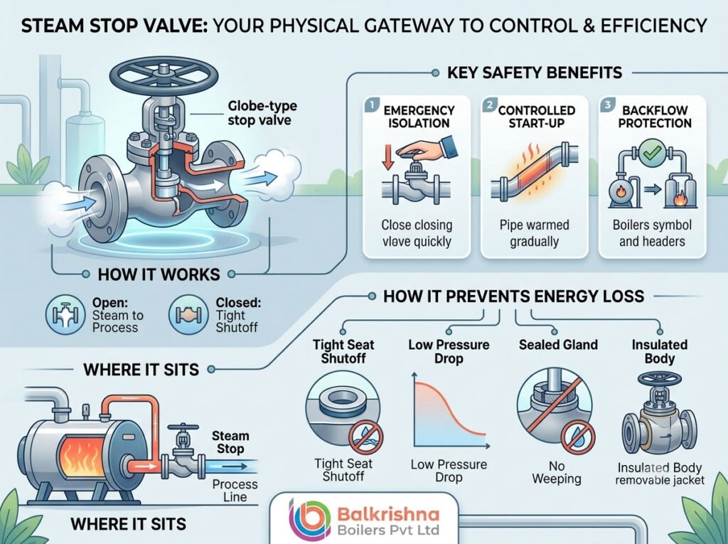 Steam Stop Valve: How It Controls Steam Safely Without Energy Loss