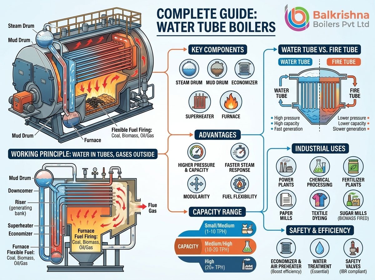 What is a Water Tube Boiler? A Complete Guide for Industrial Buyers